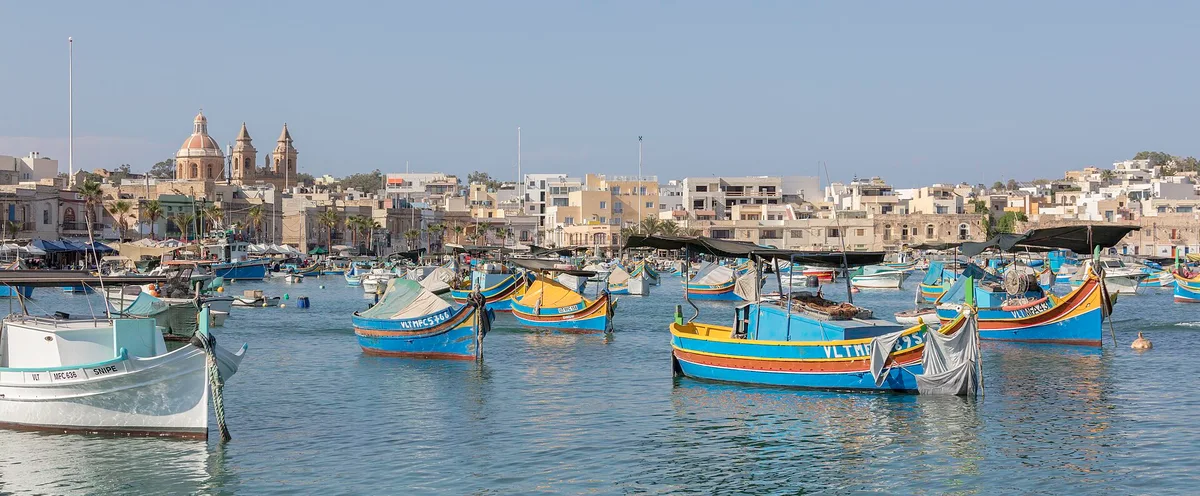 Porto di Marsaxlokk a Malta